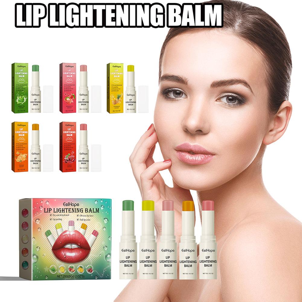 thumbnail image 2 of Wartleves Bálsamo aclarador de labios Tratamiento de labios Crema aclaradora Bálsamo labial hidratante de frutas Nutre los labios de larga duración Aclarador de labios para labios de fumadores Bálsamo, 2 of 7