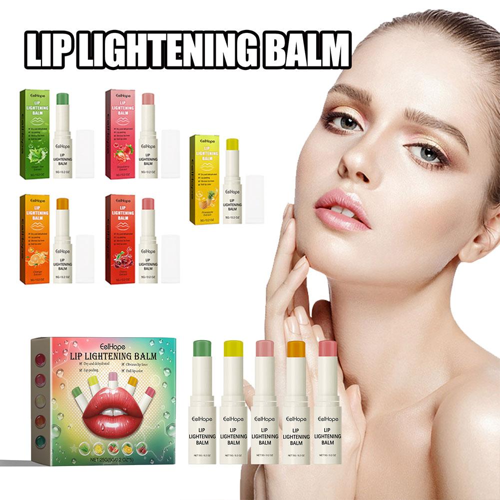 thumbnail image 3 of Wartleves Bálsamo aclarador de labios Tratamiento de labios Crema aclaradora Bálsamo labial hidratante de frutas Nutre los labios de larga duración Aclarador de labios para labios de fumadores Bálsamo, 3 of 7