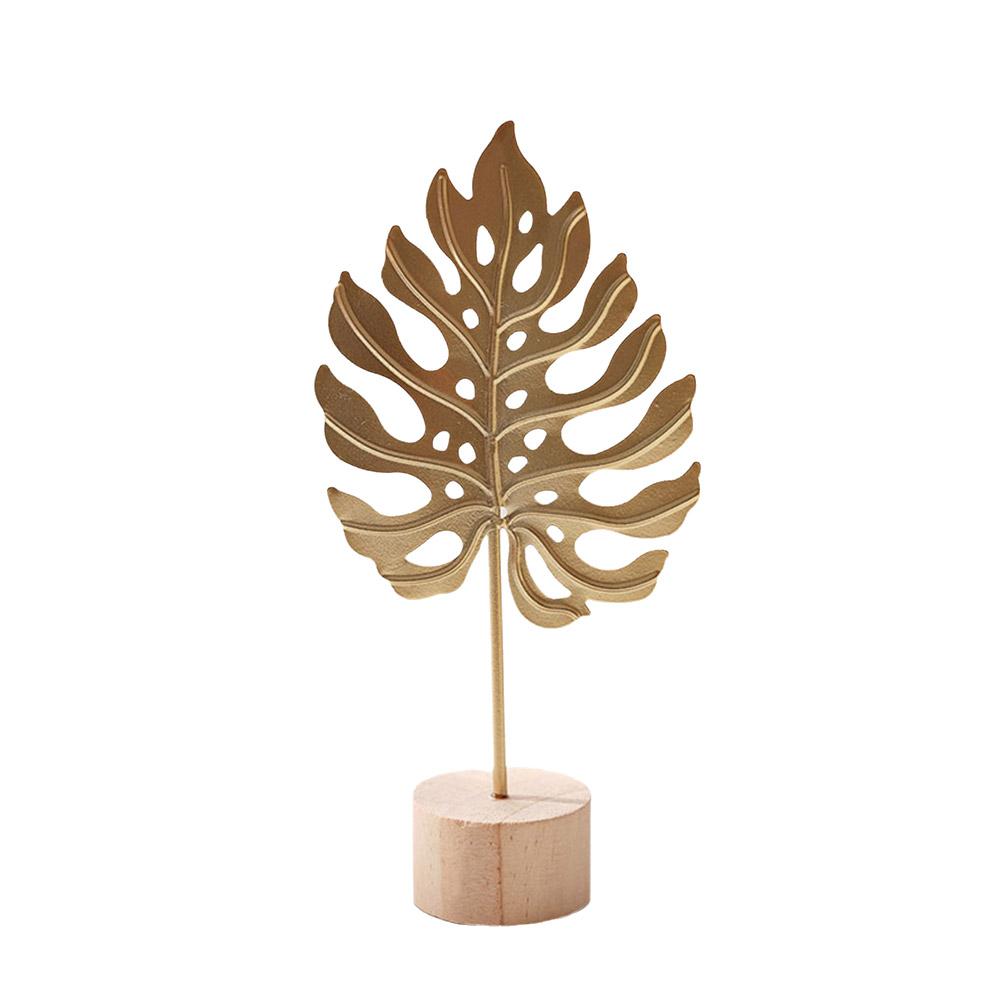 thumbnail image 4 of Ruifaya Estatua de hoja de ginkgo, adornos de metal, escultura de hoja de oro, decoración para el hogar, tamaño mediano, 4 of 7
