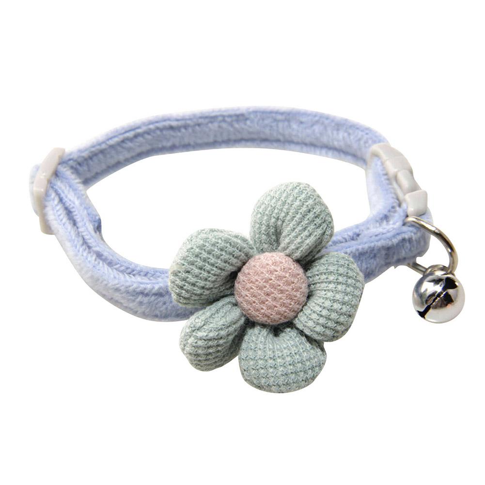 thumbnail image 4 of SGACAI Inicio Con cascabel Collar para gatos Tejido de flores Collar Suministros Venta de perros Mascota, 4 of 7