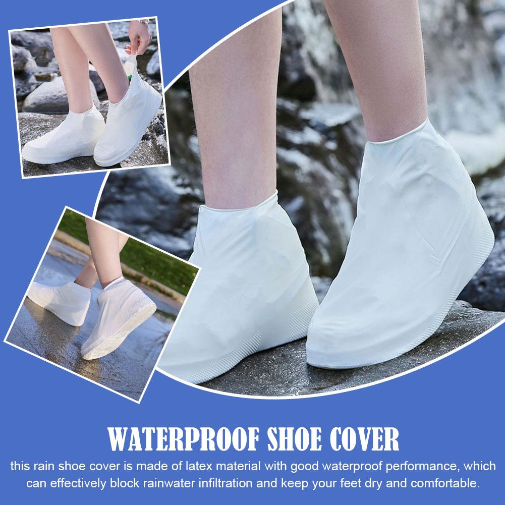 thumbnail image 3 of Ruifaya Funda impermeable para zapatos para días lluviosos Fundas impermeables para zapatos Funda protectora para botas;, 3 of 7