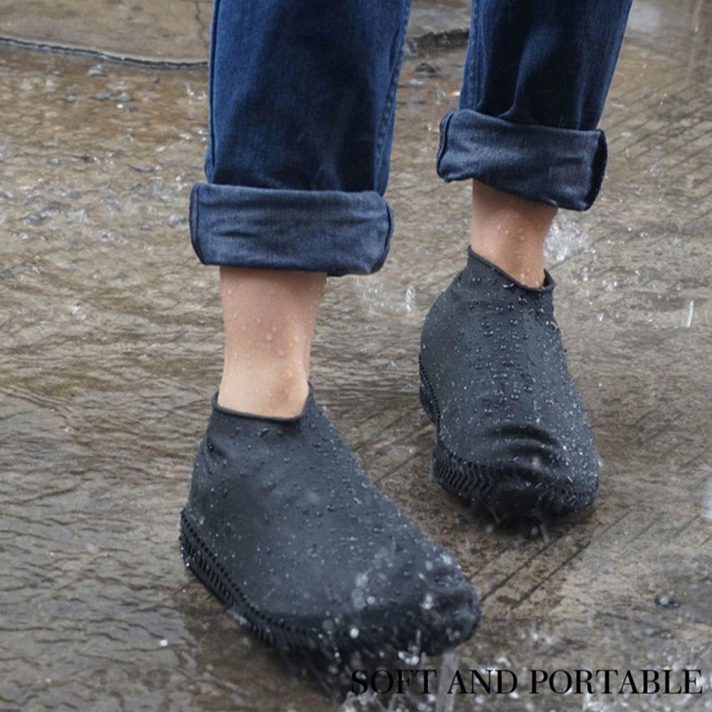 thumbnail image 2 of Ruifaya Funda impermeable para zapatos para días lluviosos Fundas impermeables para zapatos Funda protectora para botas;, 2 of 7