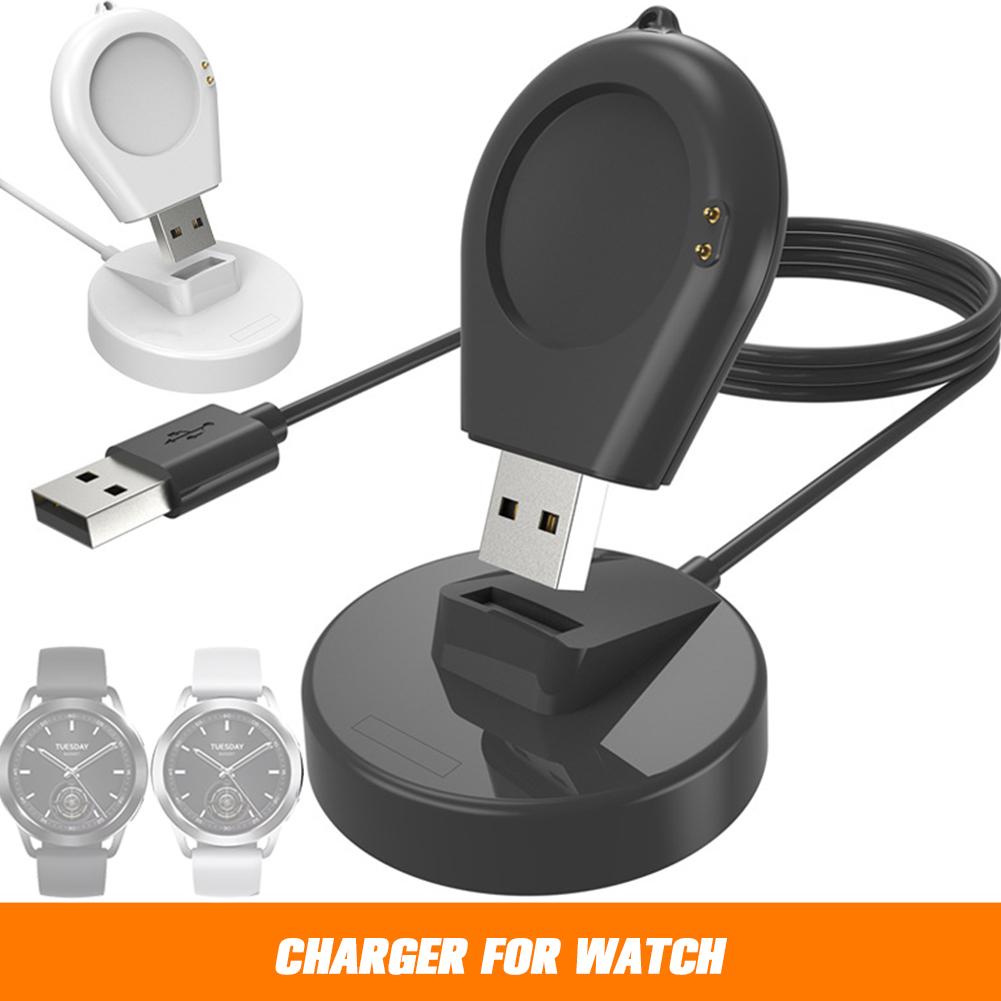 thumbnail image 4 of Ruifaya Cargador para reloj Cable de carga Base USB con forma de gota Juego de soporte de carga Z4, 4 of 7