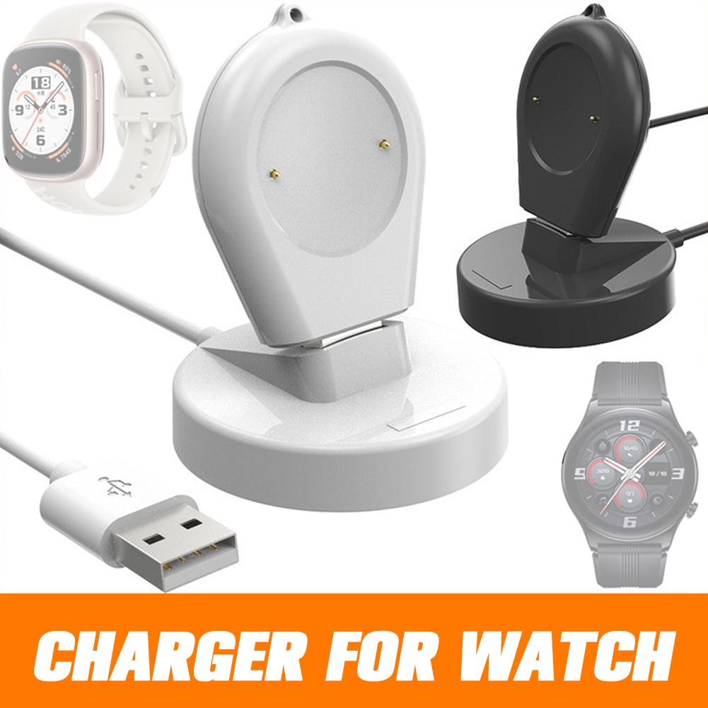 thumbnail image 2 of Ruifaya Cargador para reloj Cable de carga Base USB con forma de gota Juego de soporte de carga Z4, 2 of 7