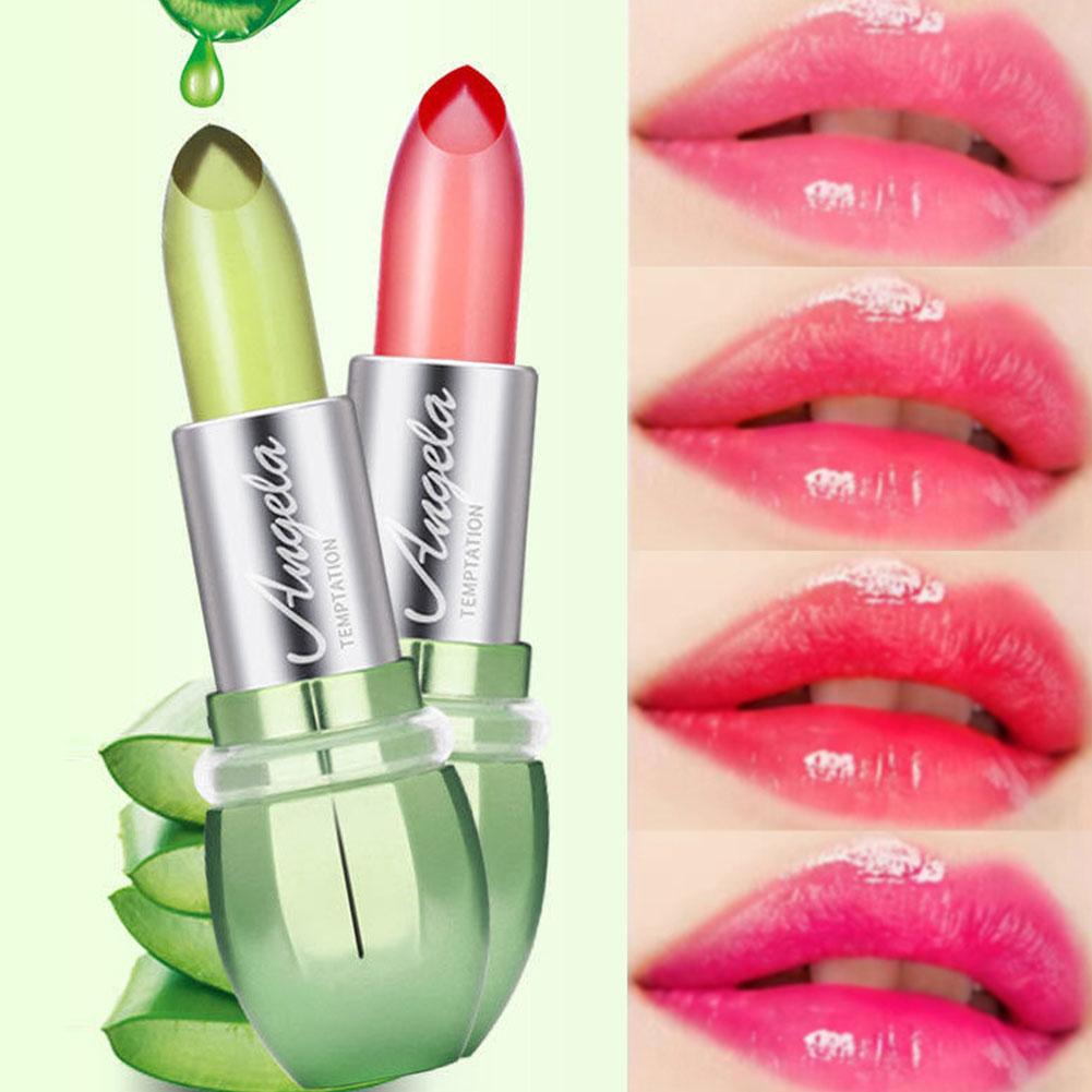 thumbnail image 2 of Wartleves 1x Lápiz labial hidratante de larga duración que cambia de color con aloe vera, 2 of 7