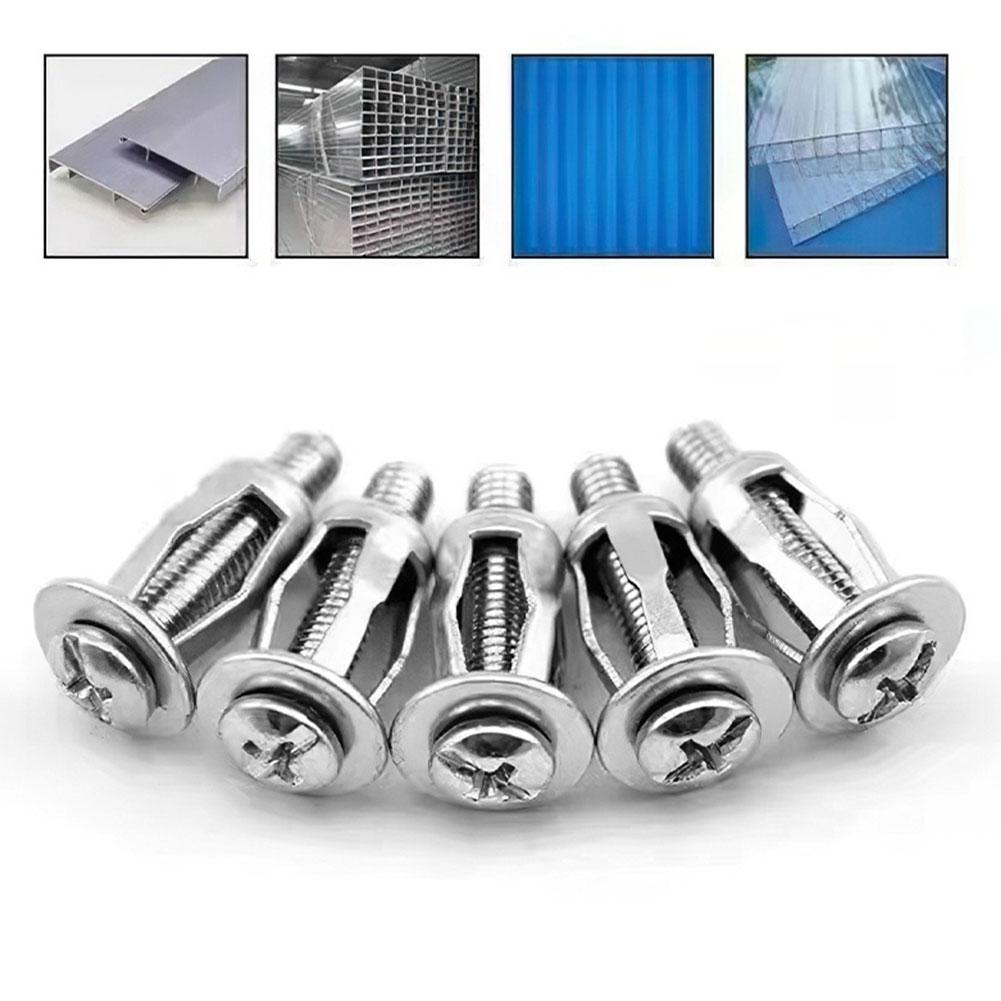 thumbnail image 2 of SGACAI Tuerca de gato M6 Tuercas de perno de metal Tuercas de perno de pétalo Tuercas de perno B5 Acero al carbono S L9Y6 ιя, 2 of 7