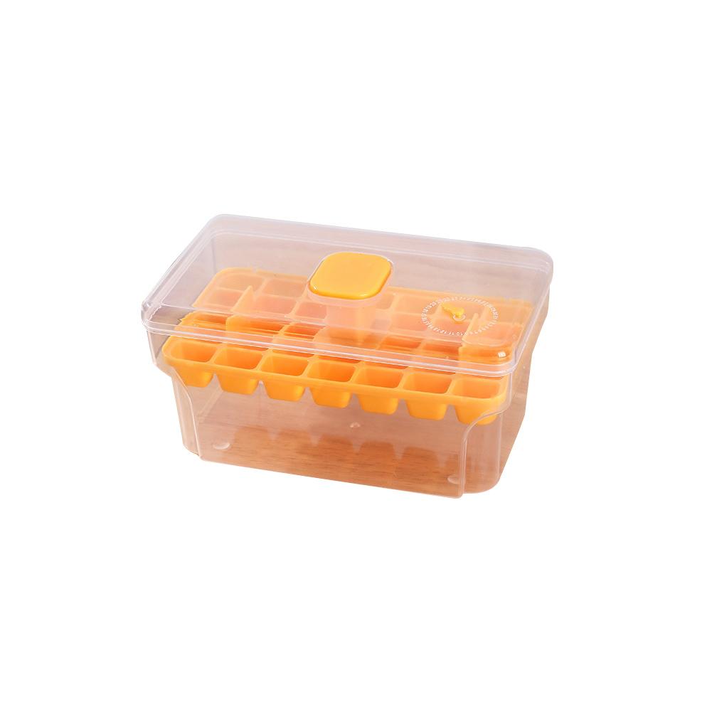 thumbnail image 4 of Ruifaya Bandeja con tapa y caja de almacenamiento Bandeja de silicona PP para hacer 32 cubos Lote U7, 4 of 7