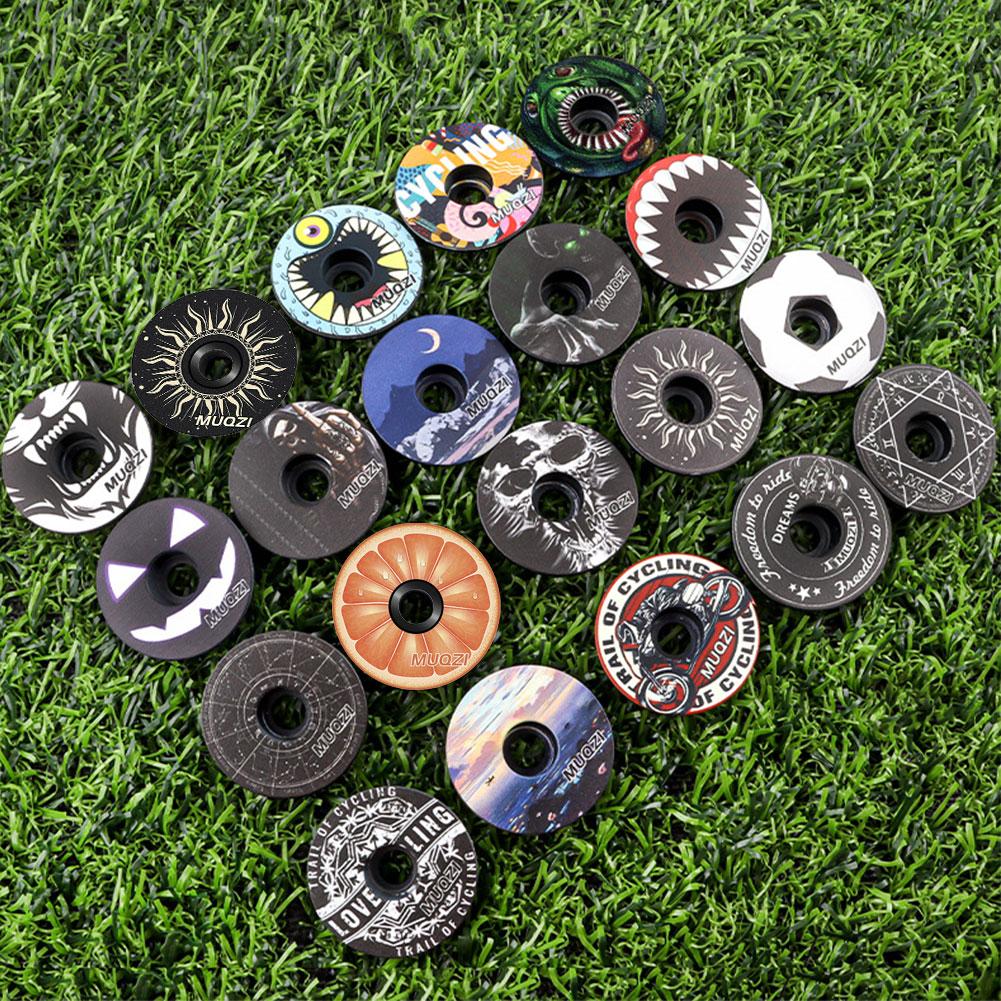 thumbnail image 3 of Ruifaya Juego de cuencos para bicicleta, cubierta para la horquilla delantera, cubierta para el tubo superior, aleación, colorido/s H9N8 _}, 3 of 7