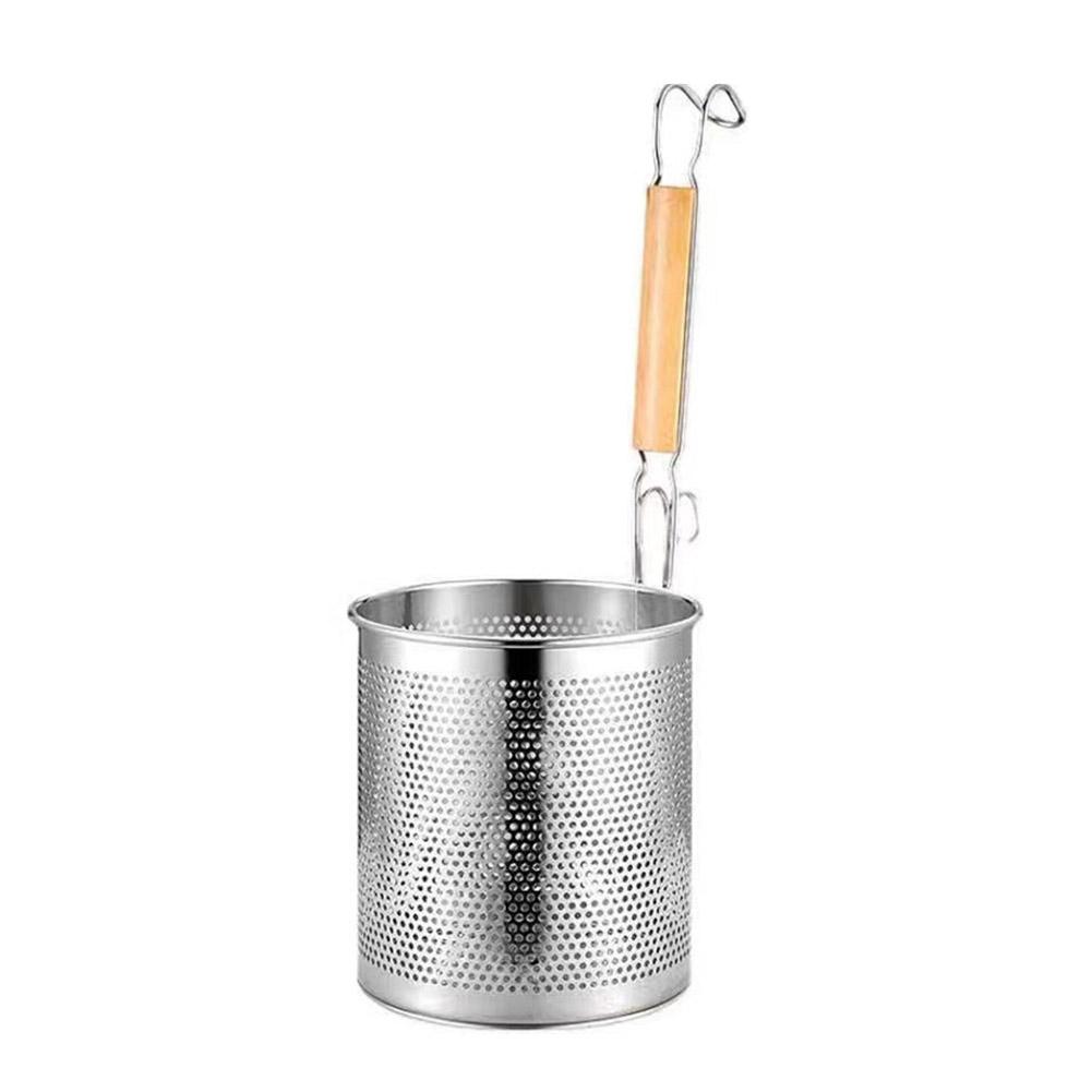 thumbnail image 5 of Wartleves Cesta de malla para freír patatas fritas para restaurantes, olla caliente, colador de alimentos @, 5 of 7