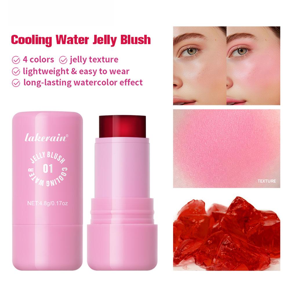thumbnail image 4 of SGACAI 1 pieza de tinte de gelatina de agua refrescante con leche para labios y mejillas, colorete, maquillaje de EE. UU. 2024, 4 of 7