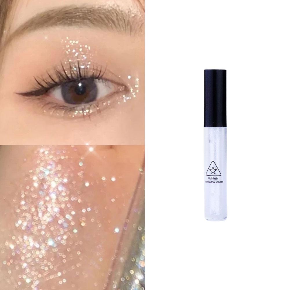 thumbnail image 5 of Wartleves Sombra de ojos líquida con purpurina, blanqueadora de ojos con brillo perlado natural ≥ Sombra de ojos, 5 of 7