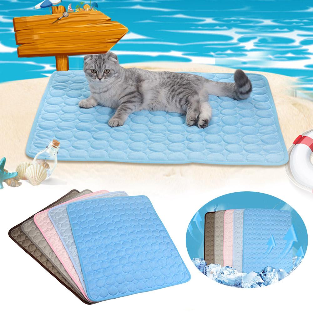 thumbnail image 3 of Wartleves Esterilla refrescante para mascotas, cojín refrescante, manta para perros, gatos y cachorros para cama de verano, 3 of 7