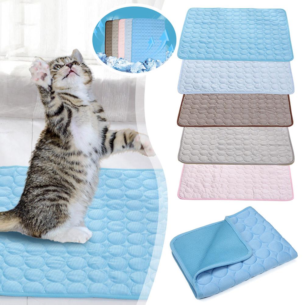 thumbnail image 2 of Wartleves Esterilla refrescante para mascotas, cojín refrescante, manta para perros, gatos y cachorros para cama de verano, 2 of 7