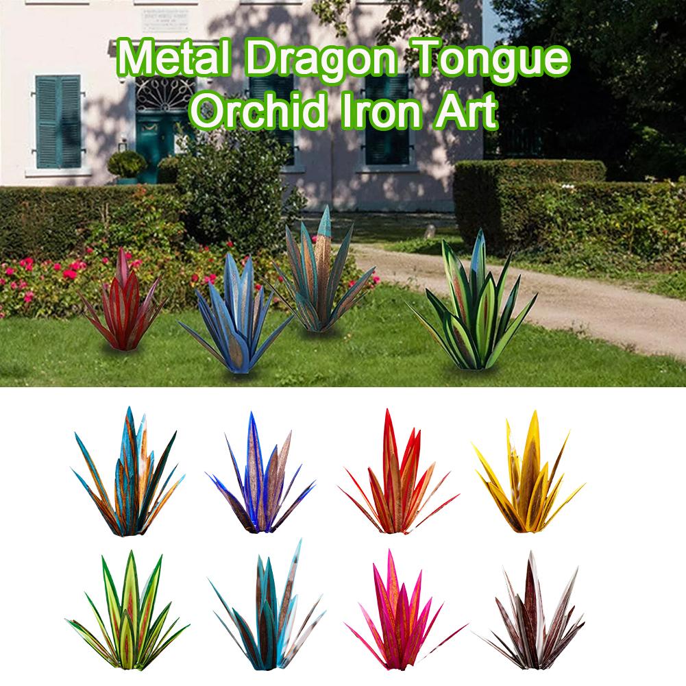 thumbnail image 3 of SGACAI Escultura rústica de tequila, planta de agave de metal, decoración de jardín, arte ¡CALIENTE!, 3 of 7