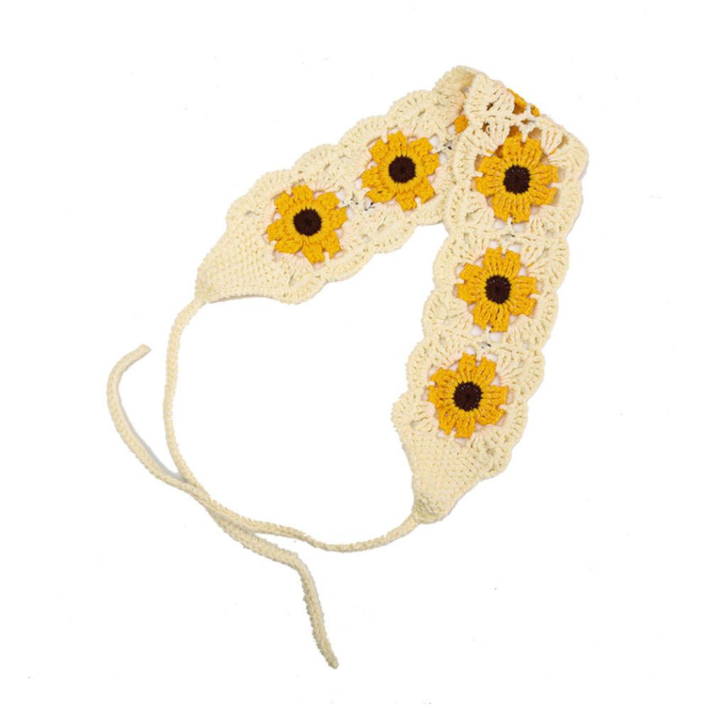 thumbnail image 4 of Wartleves Bandas para el cabello trenzadas para mujer, diademas tipo turbante de crochet, 4 of 7