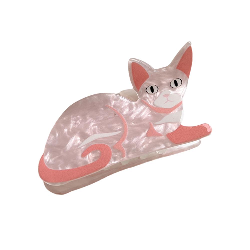 thumbnail image 4 of SGACAI Lote de 9 pinzas para el pelo con diseño de gato, gatito de la suerte, estilo hipster, estilo femenino, 4 of 7