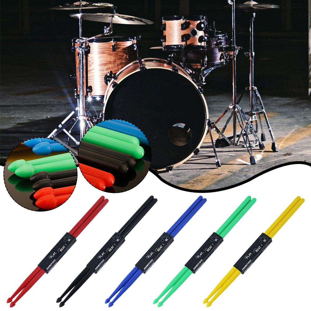 thumbnail image 2 of SGACAI Baquetas de plástico de colores para batería de jazz, batería electrónica, práctica, U0, 2 of 7