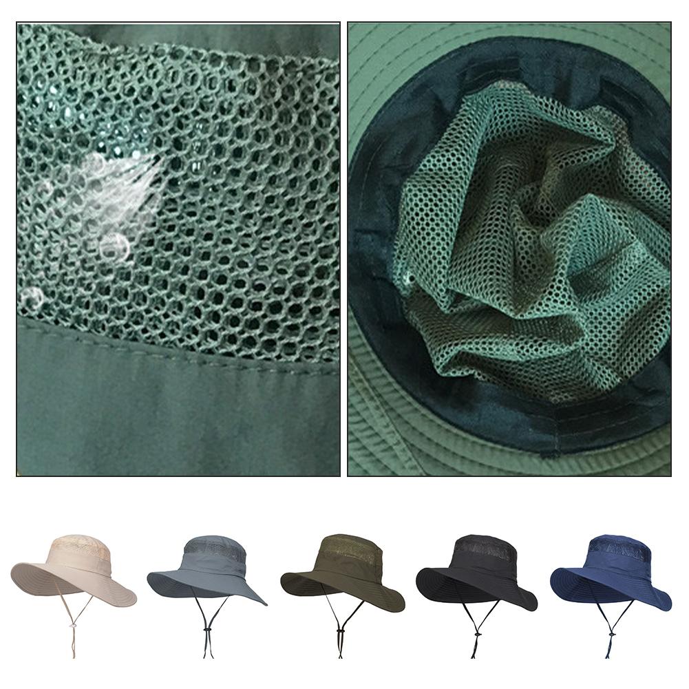 thumbnail image 2 of Wartleves Sombrero de ala grande para hombre, parasol para exteriores y protector solar, sombrero de verano para el solÐσ, 2 of 7