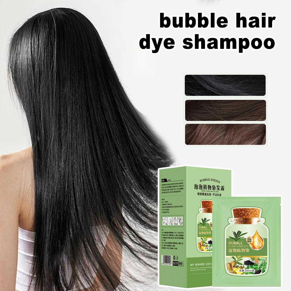thumbnail image 3 of Ruifaya Tinte para cabello unisex de fácil lavado, sin burbujas estimulantes, tinte para cabello vegetal natural, 3 of 7