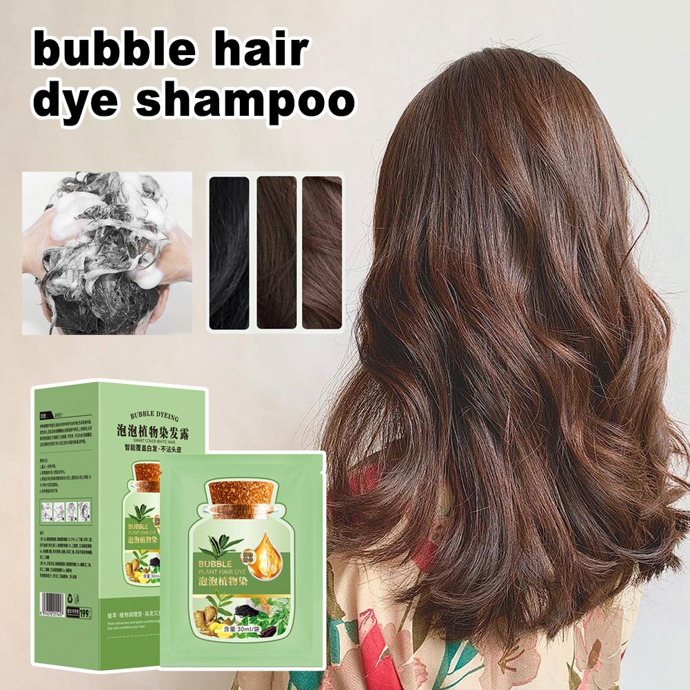 thumbnail image 2 of Ruifaya Tinte para cabello unisex de fácil lavado, sin burbujas estimulantes, tinte para cabello vegetal natural, 2 of 7
