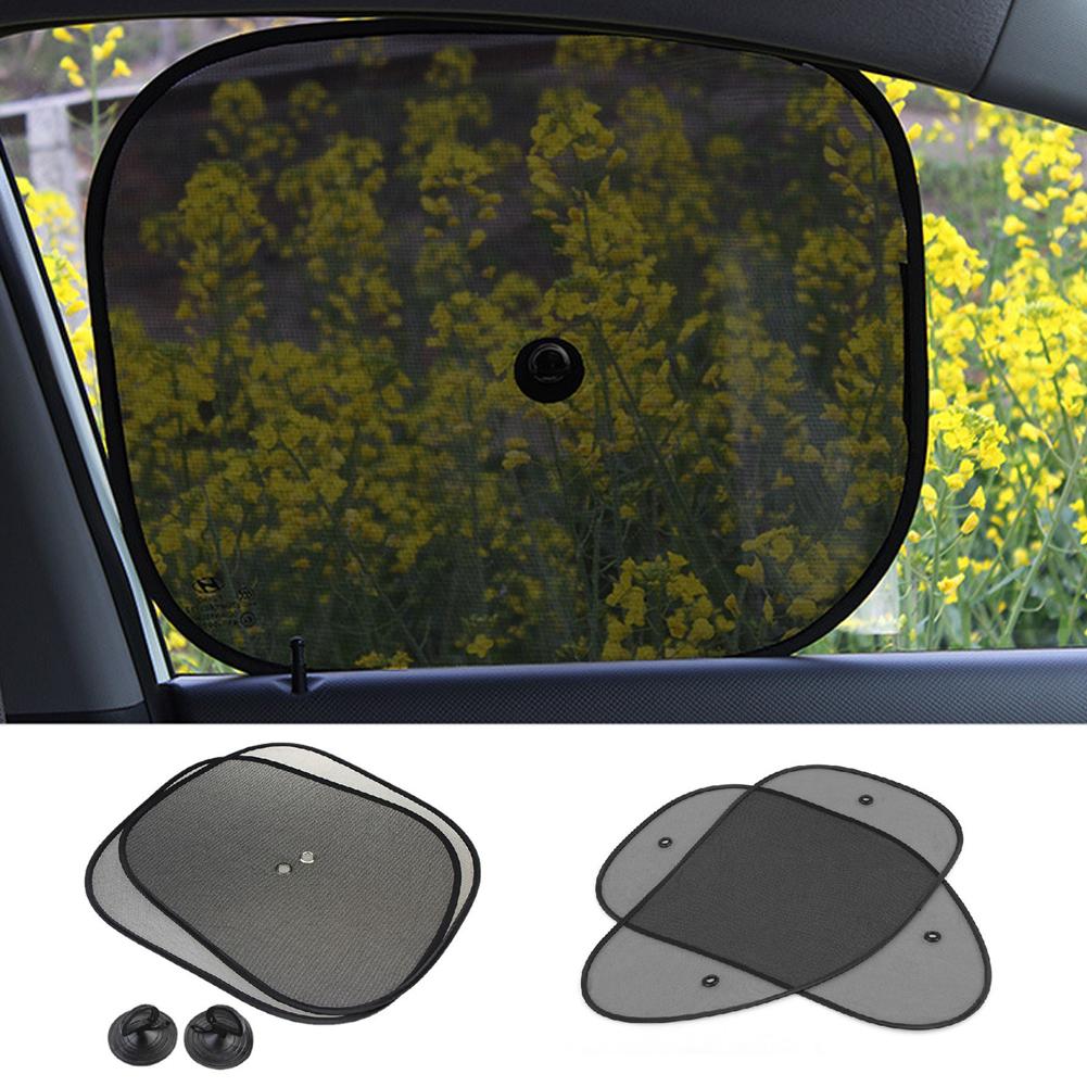 thumbnail image 3 of Wartleves Parasol de malla negra para ventana lateral de coche, parasol de verano con protección contra el calor para ventana lateral, 3 of 7
