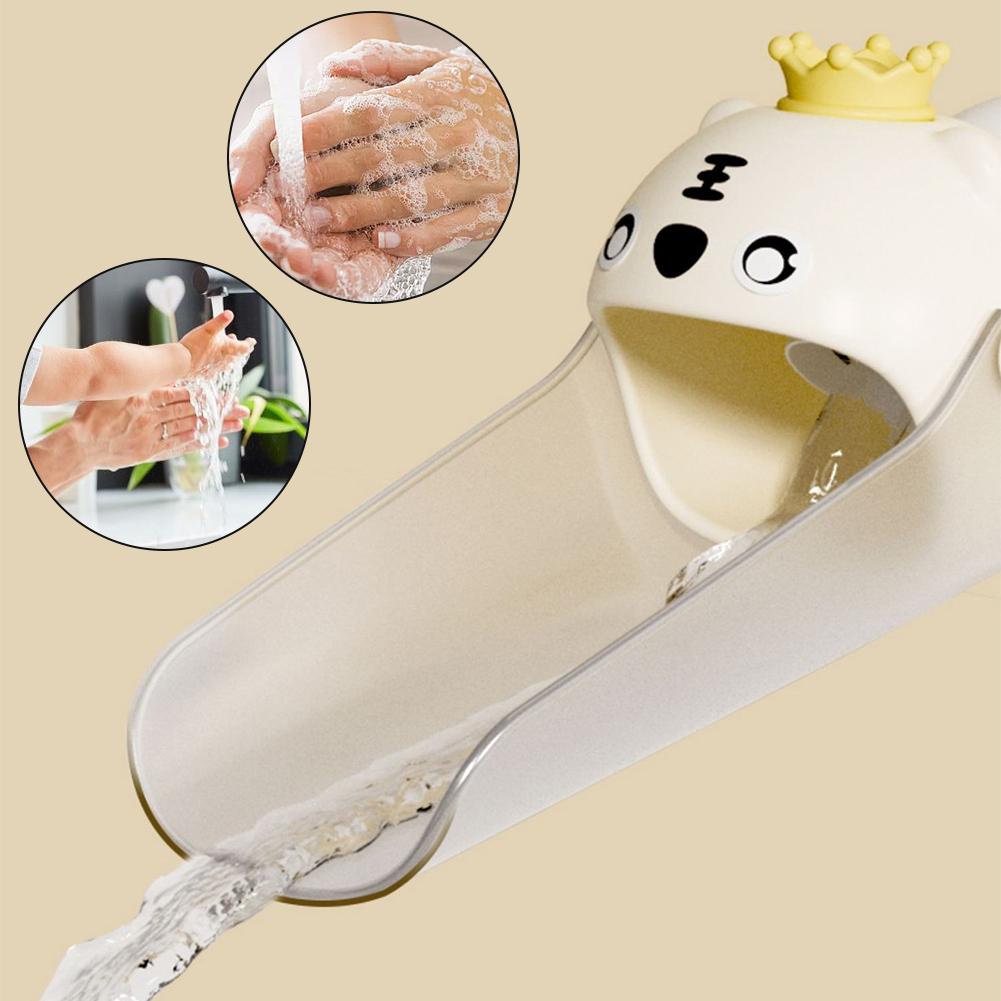 thumbnail image 4 of Wartleves Extensor de grifo de dibujos animados divertido para niños, reducción de salpicaduras de agua, fregadero ajustable, P4V3, accesorios de alta calidad, 4 of 7