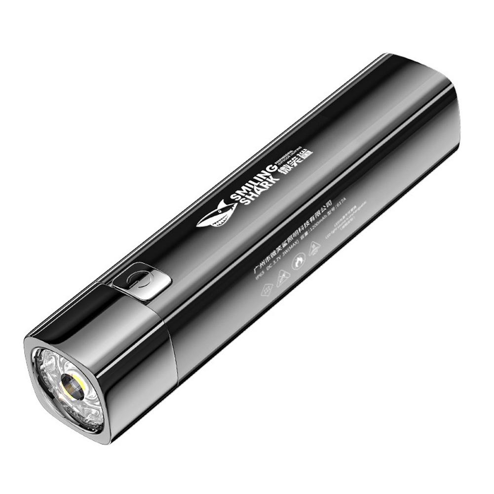 thumbnail image 4 of Ruifaya Linterna LED pequeña con zoom y reflector COB Smiling Shark de 600 mAh/1200 mAh, 4 of 7