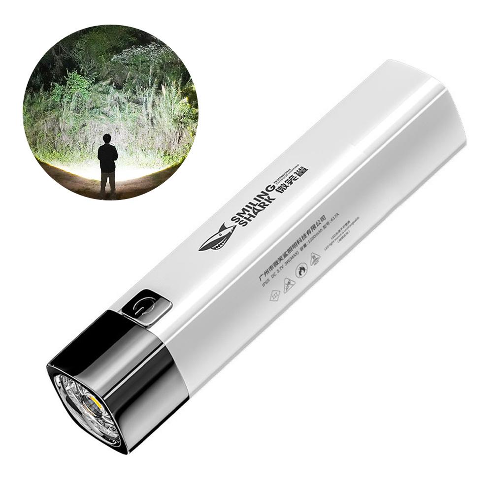 thumbnail image 3 of Ruifaya Linterna LED pequeña con zoom y reflector COB Smiling Shark de 600 mAh/1200 mAh, 3 of 7
