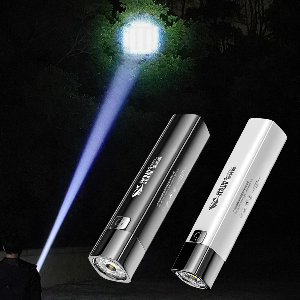thumbnail image 2 of Ruifaya Linterna LED pequeña con zoom y reflector COB Smiling Shark de 600 mAh/1200 mAh, 2 of 7