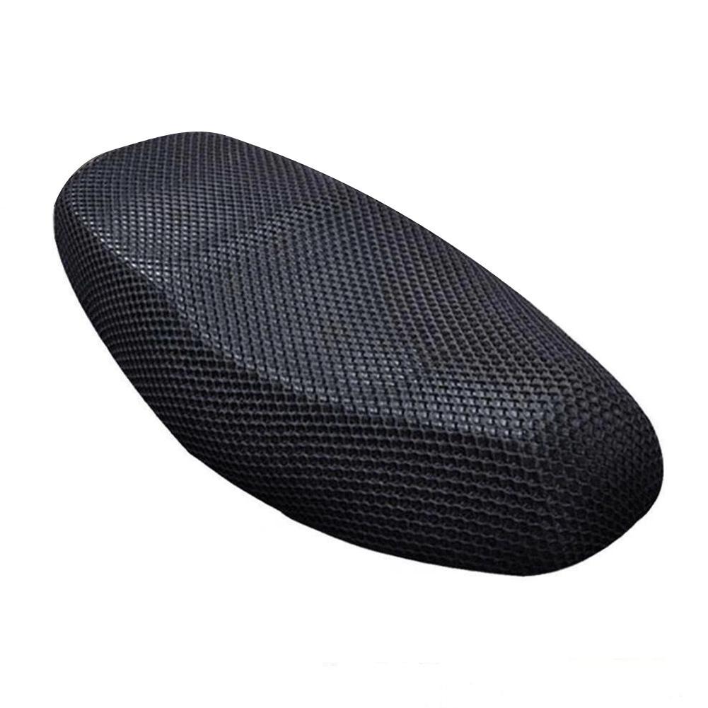 thumbnail image 4 of Wartleves Funda para asiento de motocicleta transpirable con diseño de panal de abeja para verano, ventilación, lote V7, 4 of 7