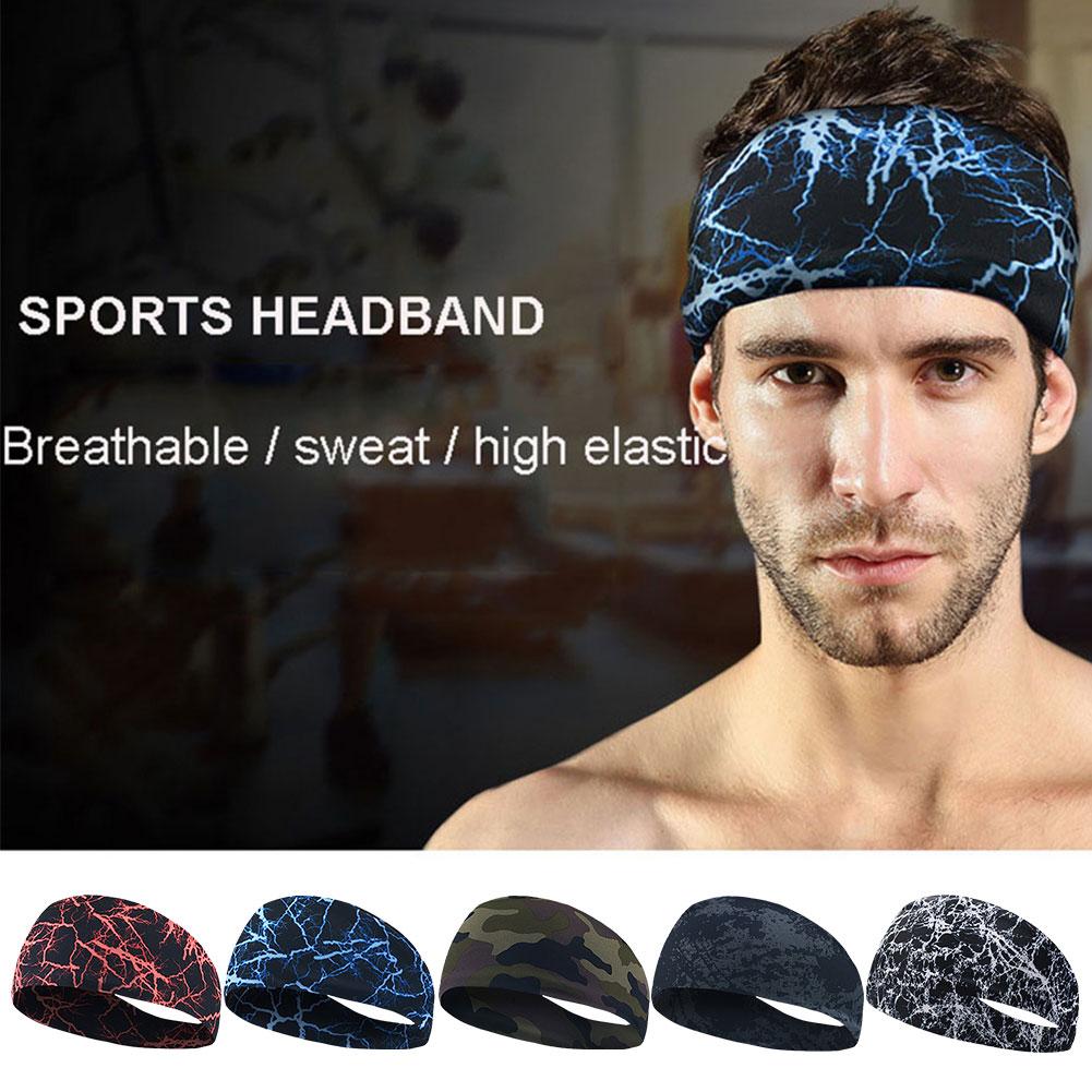 thumbnail image 3 of Wartleves 1/6x Banda elástica para el sudor para hombre, banda deportiva para el gimnasio, H7D6, 3 of 7