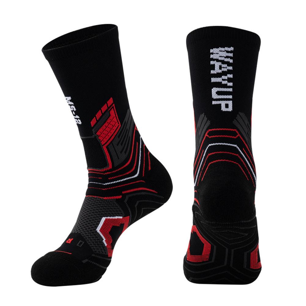thumbnail image 3 of Wartleves Calcetines deportivos con fondo de toalla Calcetines de baloncesto Calcetines Transformers Estilo Elite H, 3 of 7