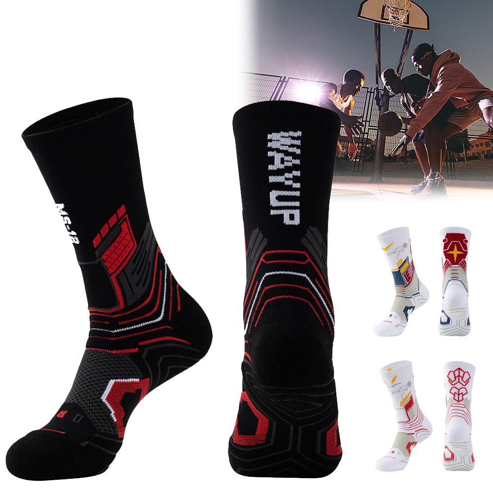 thumbnail image 2 of Wartleves Calcetines deportivos con fondo de toalla Calcetines de baloncesto Calcetines Transformers Estilo Elite H, 2 of 7