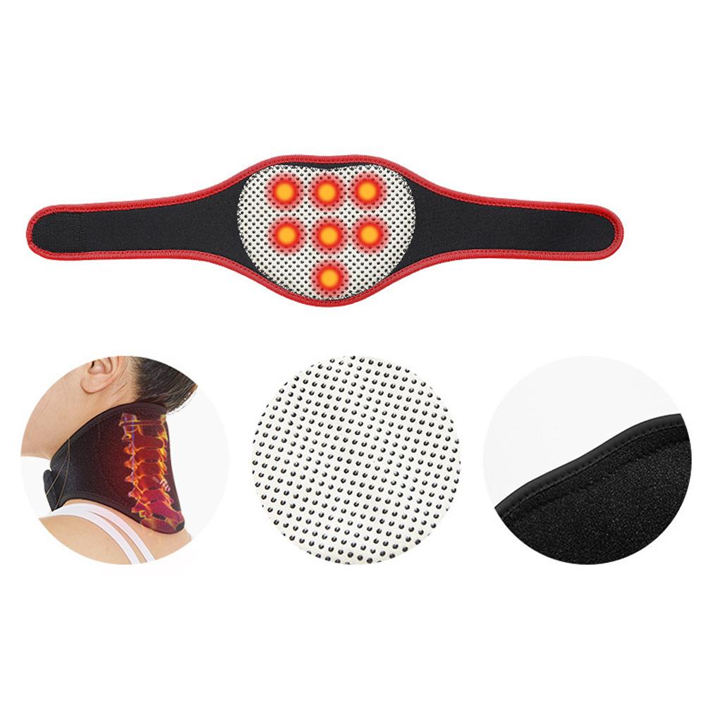 thumbnail image 5 of SGACAI Collarín de soporte magnético para el cuello con calefacción automática, almohadilla térmica para aliviar el dolor, USNEW, 5 of 7