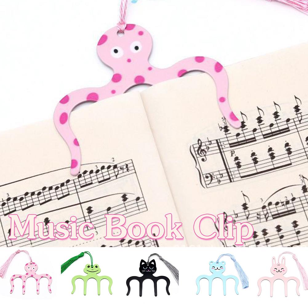 thumbnail image 2 of SGACAI Clip para libro de música, clip para libro de música, clip para libro de música con forma de animal de dibujos animados, soporte para partituras, soporte para partituras de piano, clip para, 2 of 7