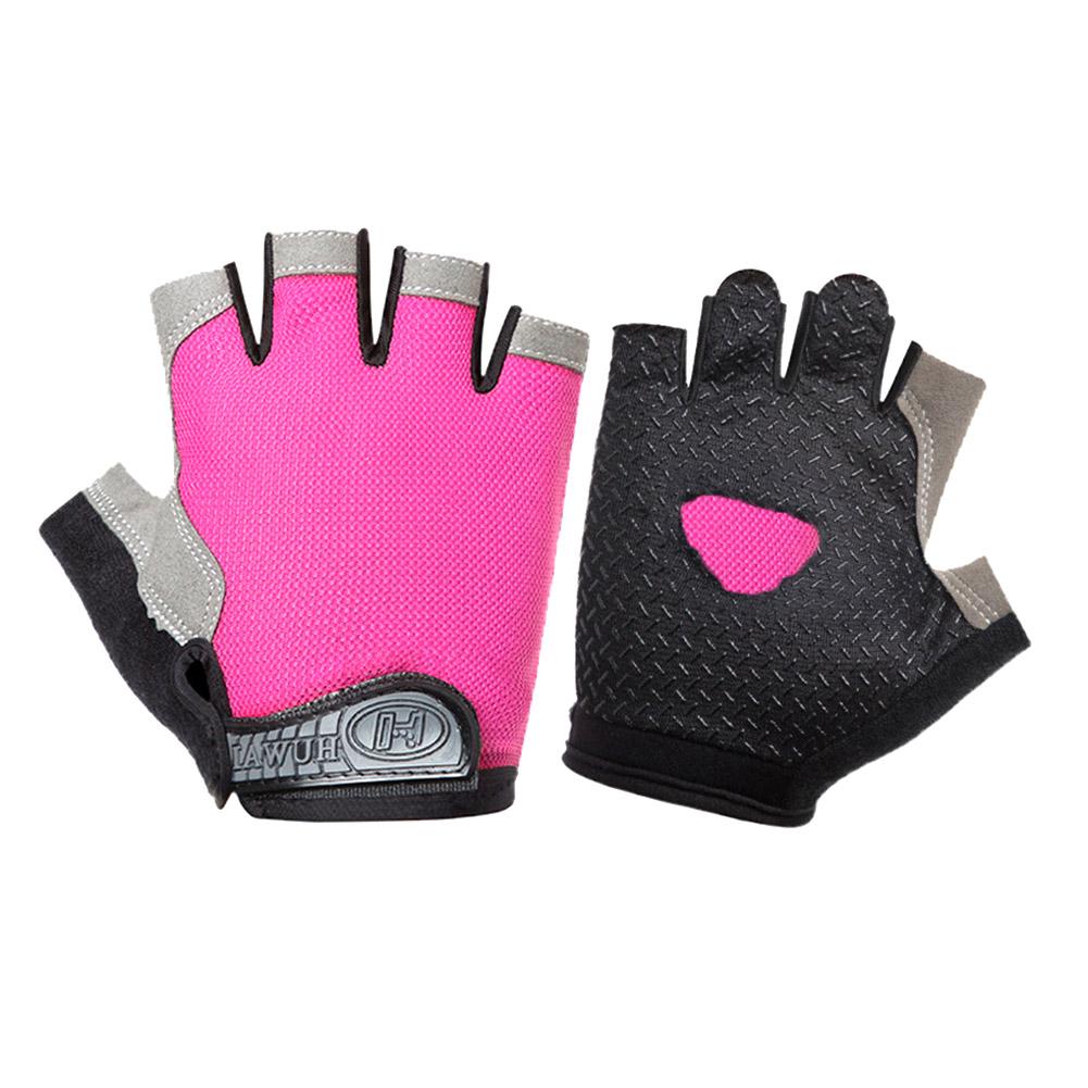 thumbnail image 4 of Wartleves Guantes de medio dedo antideslizantes resistentes al desgaste guantes deportivos transpirables C5N3, 4 of 7