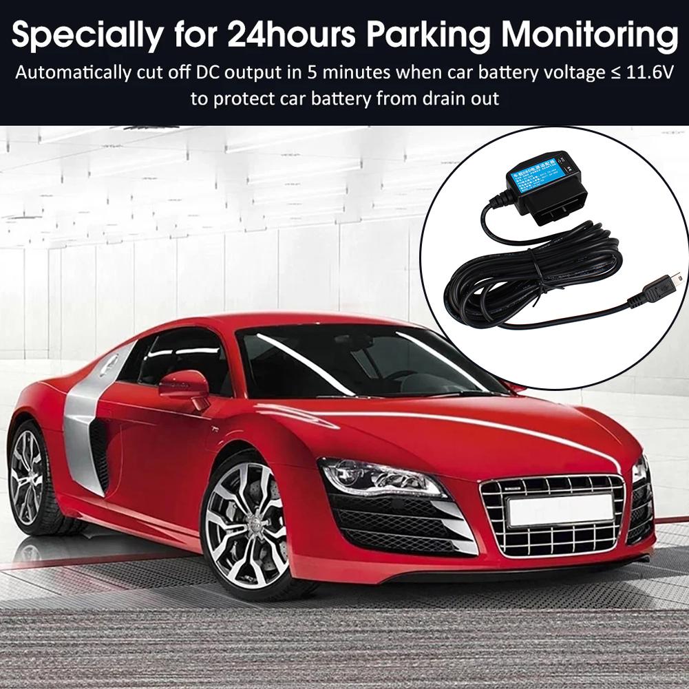 thumbnail image 2 of SGACAI Cargador con monitor de estacionamiento de 24 horas Adaptador OBD a USB Cable de alimentación / de λр J6W8, 2 of 7