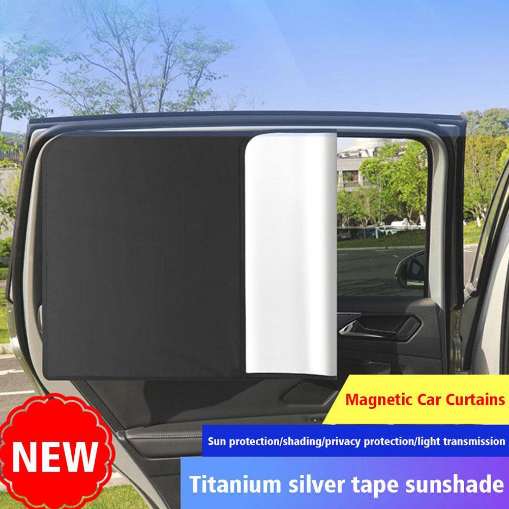 thumbnail image 4 of SGACAI Parasol universal para coche, magnético, para ventana lateral, retráctil, protector solar, P8, 4 of 7