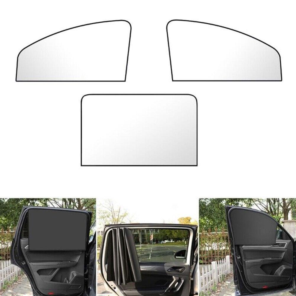 thumbnail image 3 of SGACAI Parasol universal para coche, magnético, para ventana lateral, retráctil, protector solar, P8, 3 of 7