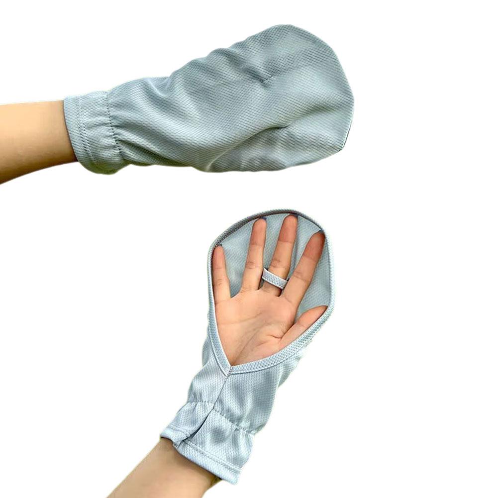 thumbnail image 5 of Wartleves Guantes de ciclismo para exteriores de verano con protección solar, transpirables y resistentes a los rayos UV, nuevos L5, 5 of 7