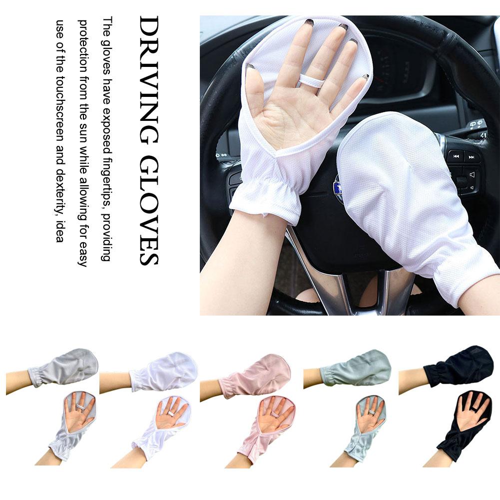 thumbnail image 2 of Wartleves Guantes de ciclismo para exteriores de verano con protección solar, transpirables y resistentes a los rayos UV, nuevos L5, 2 of 7