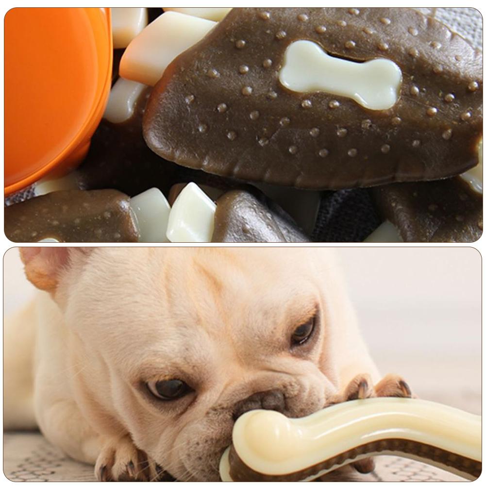 thumbnail image 4 of Wartleves Juguetes masticables para perros de razas grandes y masticadores agresivos, paquete de 2 C B1X0, sabor carne de res, 4 of 7