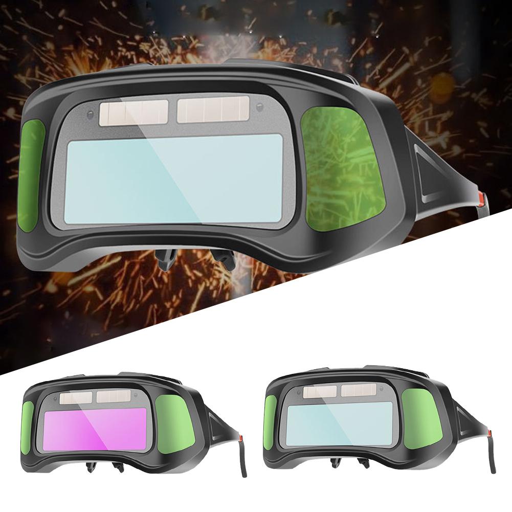 thumbnail image 3 of Wartleves Gafas de soldar Gafas protectoras de gran visión Color verde Oscurecimiento automático ﻿θÆ, 3 of 7