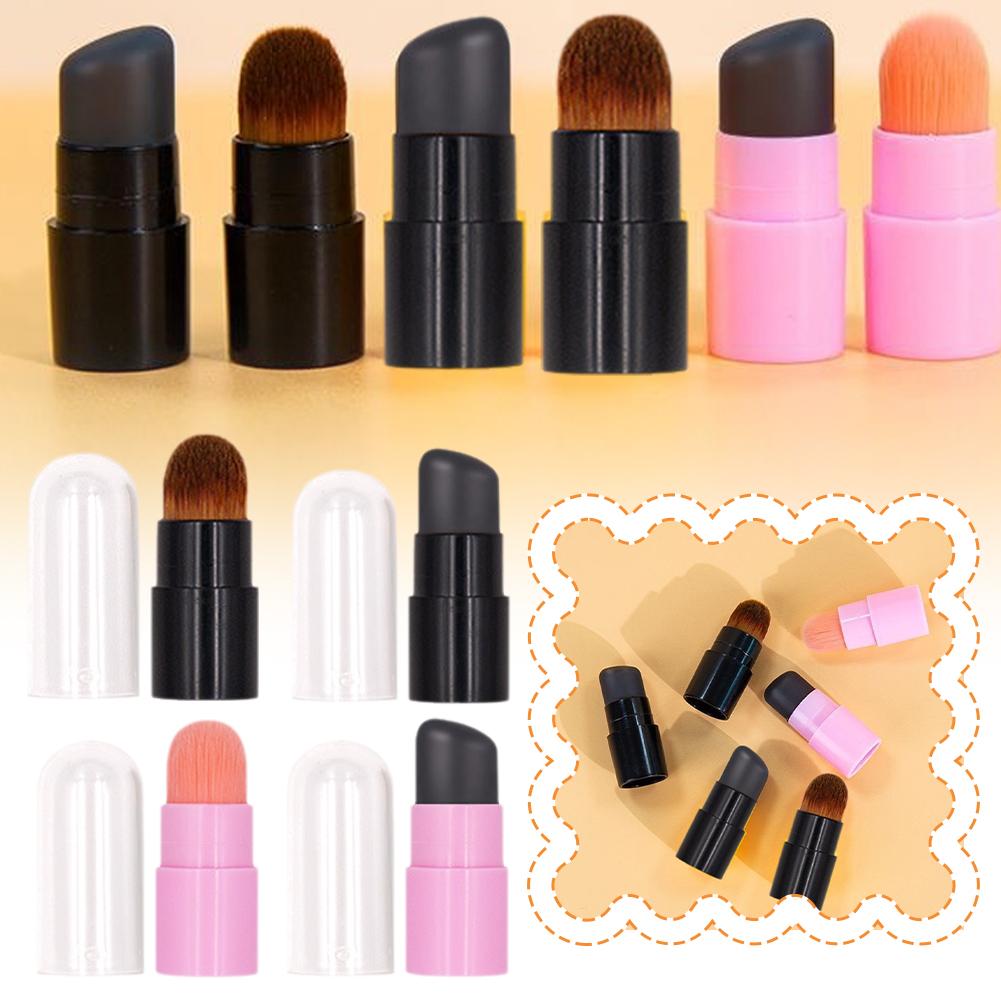 thumbnail image 2 of Ruifaya Mini pincel de silicona para labios, pincel de maquillaje en ángulo, pincel de cabeza redonda W5, 2 of 7