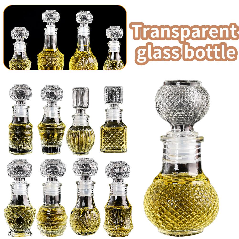 thumbnail image 2 of SGACAI Botella dispensadora de vidrio transparente de 50 ml Botella de vino pequeña Divisor de prueba п, 2 of 7