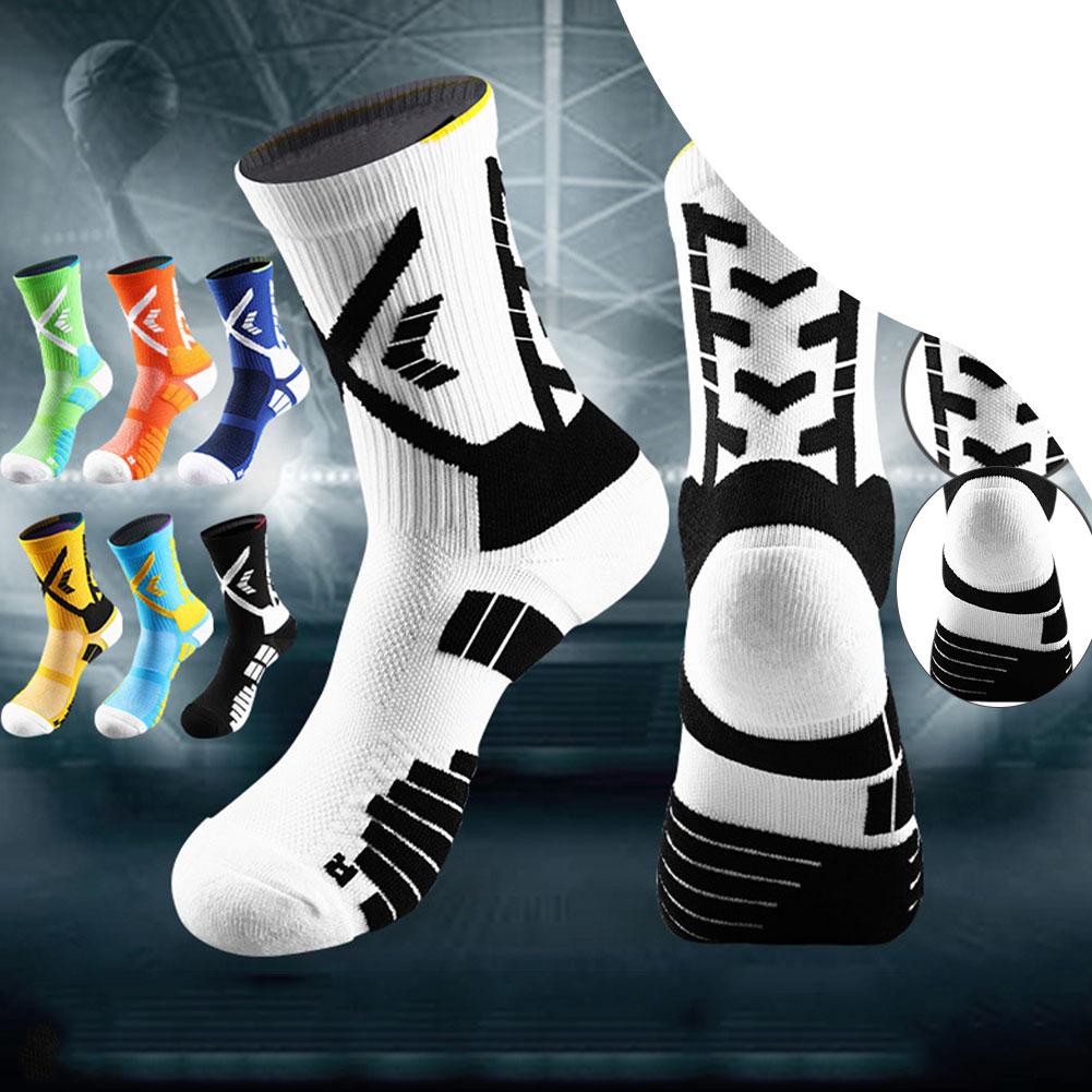 thumbnail image 4 of Wartleves Calcetines de baloncesto de élite para hombre Calcetines deportivos antideslizantes para hombre Fútbol Baloncesto SB ■μ, 4 of 7