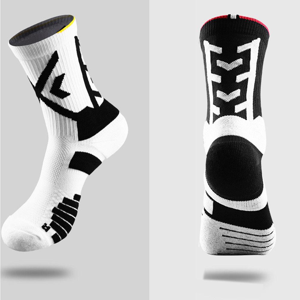 thumbnail image 2 of Wartleves Calcetines de baloncesto de élite para hombre Calcetines deportivos antideslizantes para hombre Fútbol Baloncesto SB ■μ, 2 of 7