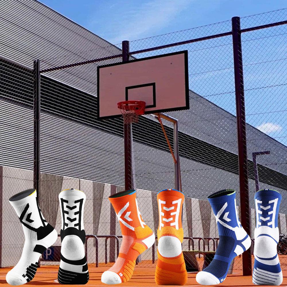 thumbnail image 5 of Wartleves Calcetines de baloncesto de élite para hombre Calcetines deportivos antideslizantes para hombre Fútbol Baloncesto SB ■μ, 5 of 7