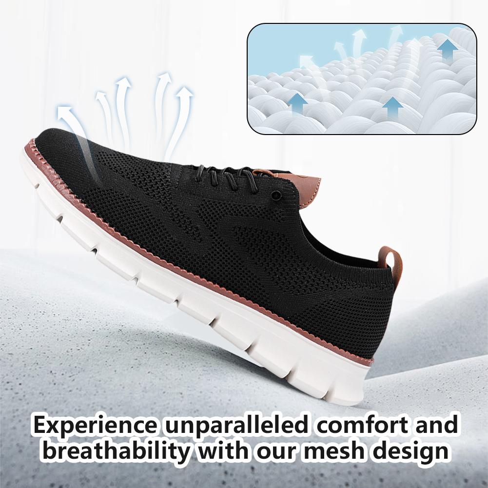 Scarpe Oxford Uomo Breeze - Leggere, Traspiranti, Con Soletta Memory Foam, Per Lavoro E Casual