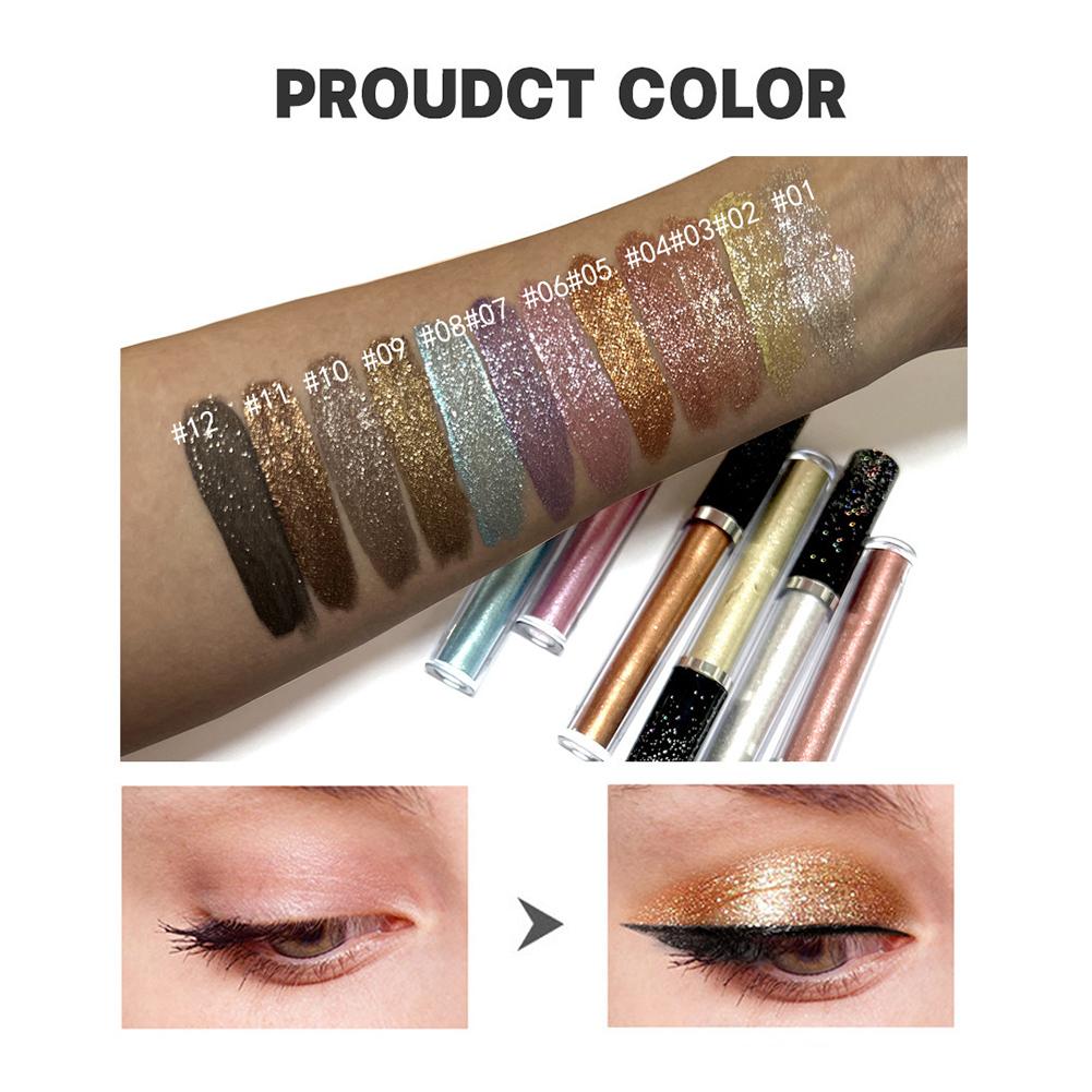 thumbnail image 2 of Ruifaya Sombra de ojos líquida Maquillaje duradero y que no se corre, 2 of 7